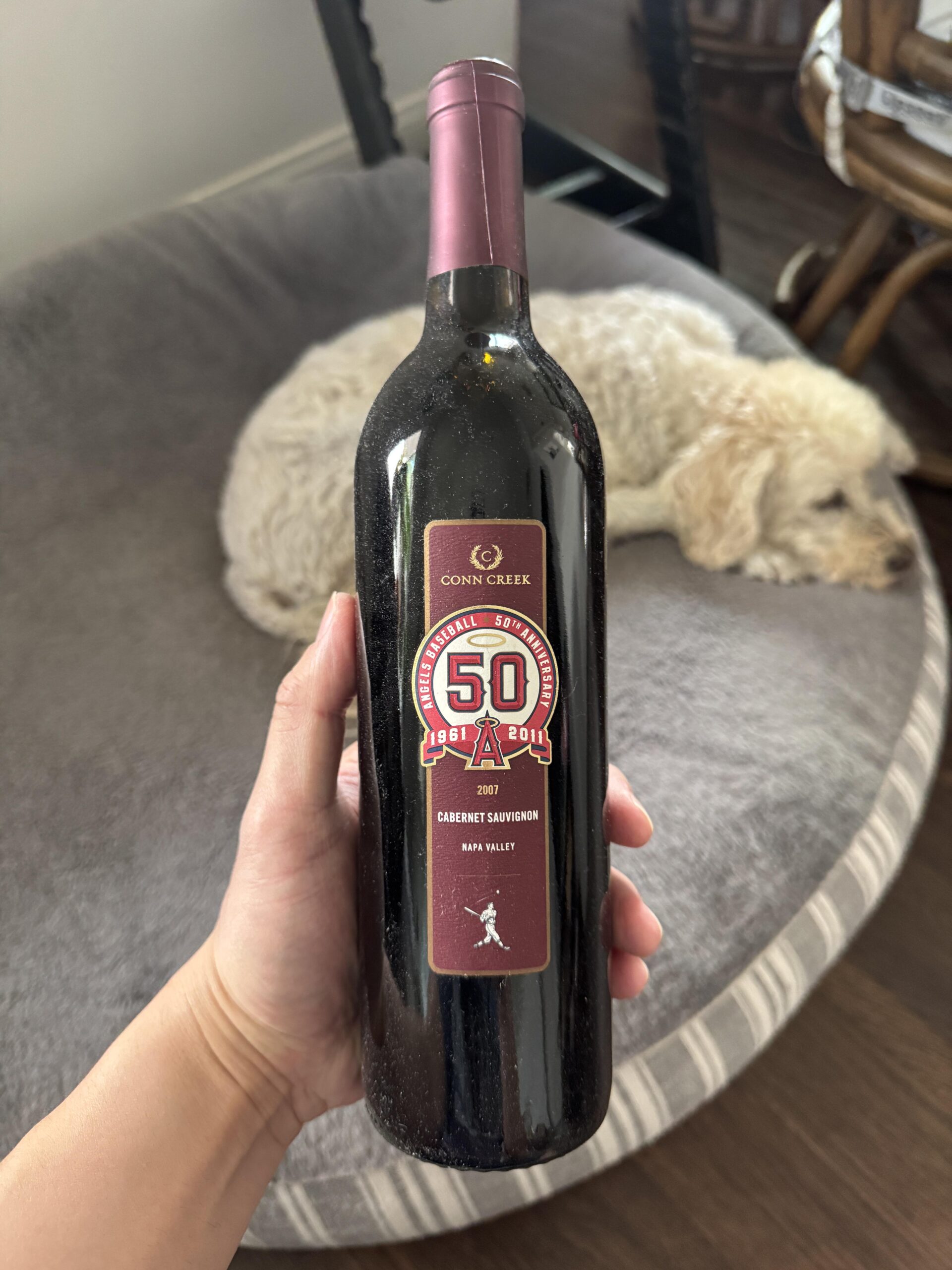I bought this 15 years ago and said I would only open it when the Angels won the World Series again