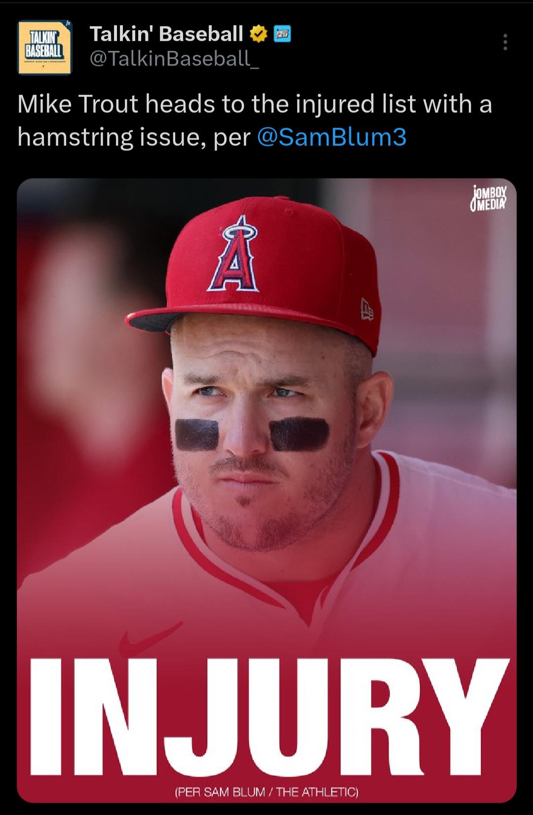 [Talkin’ Baseball] Mike Trout heads to the IL with a hamstring issue
