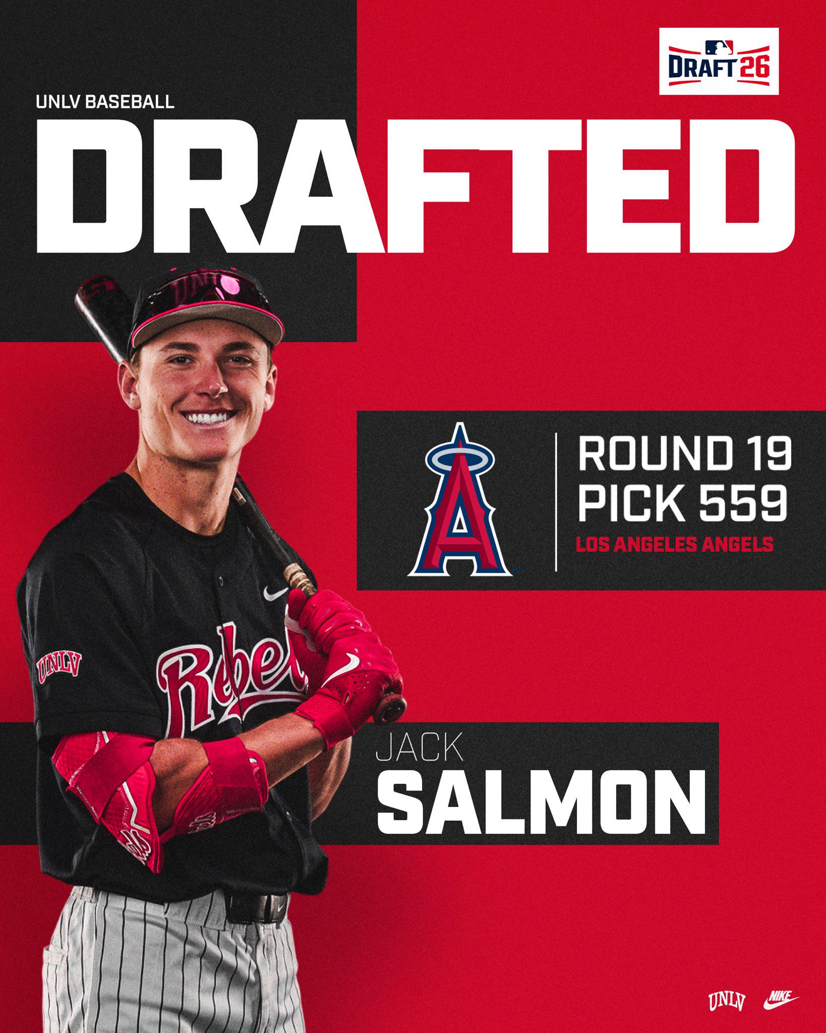 With the 559th pick in the 2026, the Los Angeles Angels select Jack Salmon, certain someone’s nephew